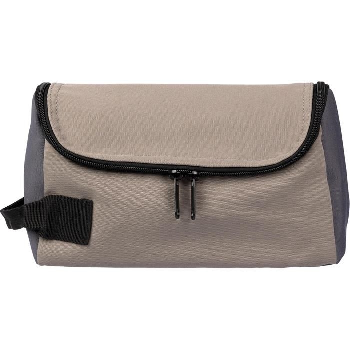 GI1096882-113Polyester _600D_ Kulturtasche Niklas_ taupe
