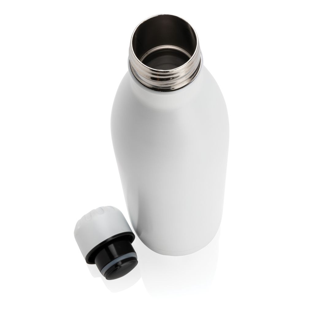 XDP436.93-3Solid Color Vakuum Stainless-Steel Flasche 750ml_ weiss