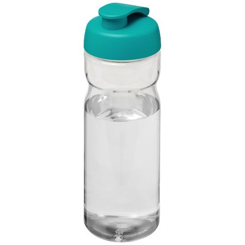 PF210436-13H2O Active® Base Tritan™ 650 ml Sportflasche mit Klappdeckel_ transparent klar_aquablau