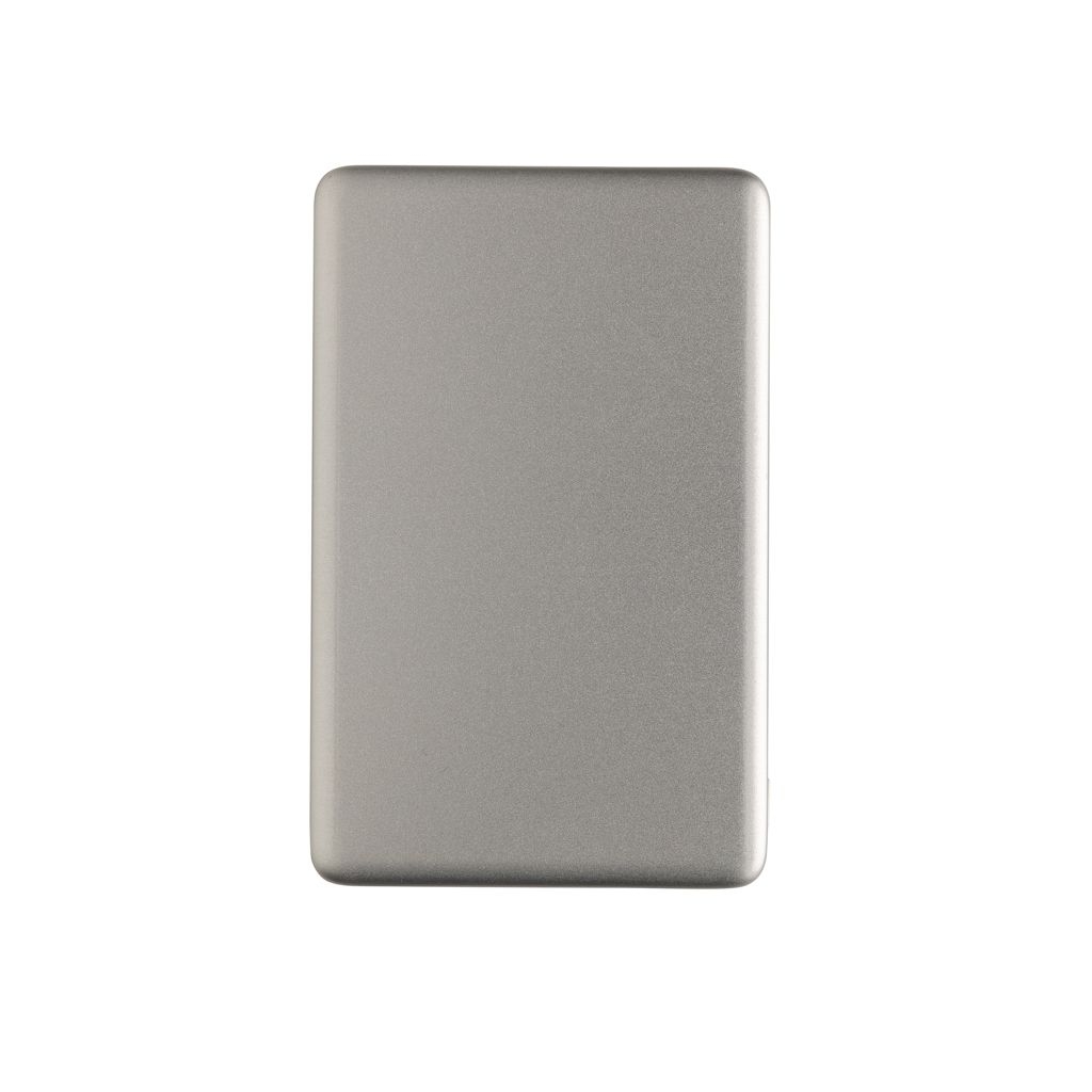 XDP322_60-02Orion 5_000mAh 5W magnetische Powerbank aus RCS rec. Alu_ silber