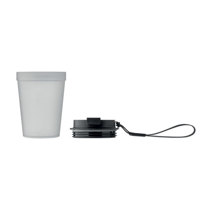 MO2670-26Isforden Tumbler Einwandiger Becher 300 ml_ transparent weiss