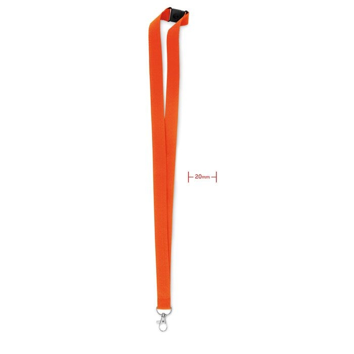 MO9354-10Pany Lanyard mit Karabiner 20mm_ orange