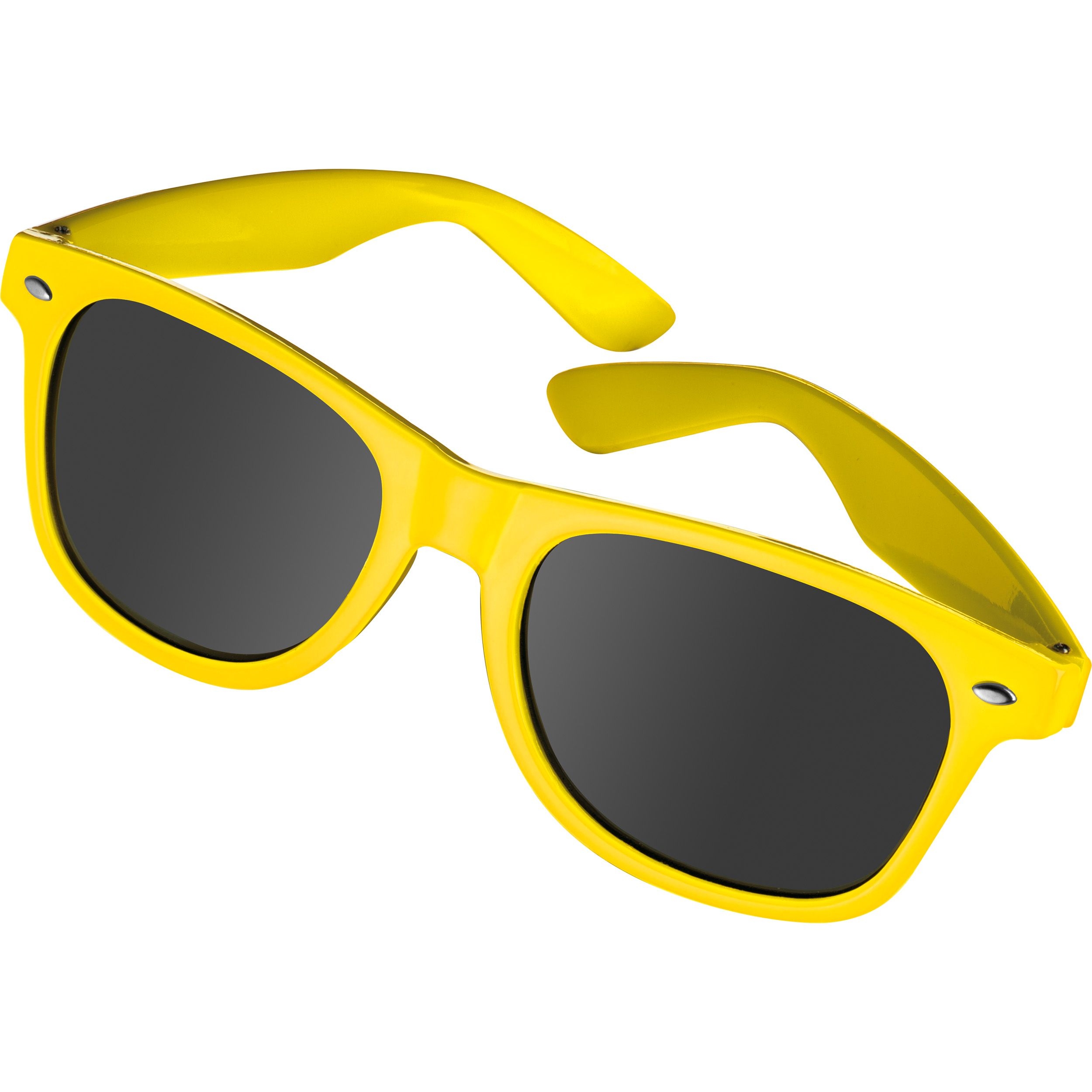 MA58758-08Sonnenbrille aus Kunststoff im _Nerdlook_ UV 400 Schutz GIANNA_ gelb