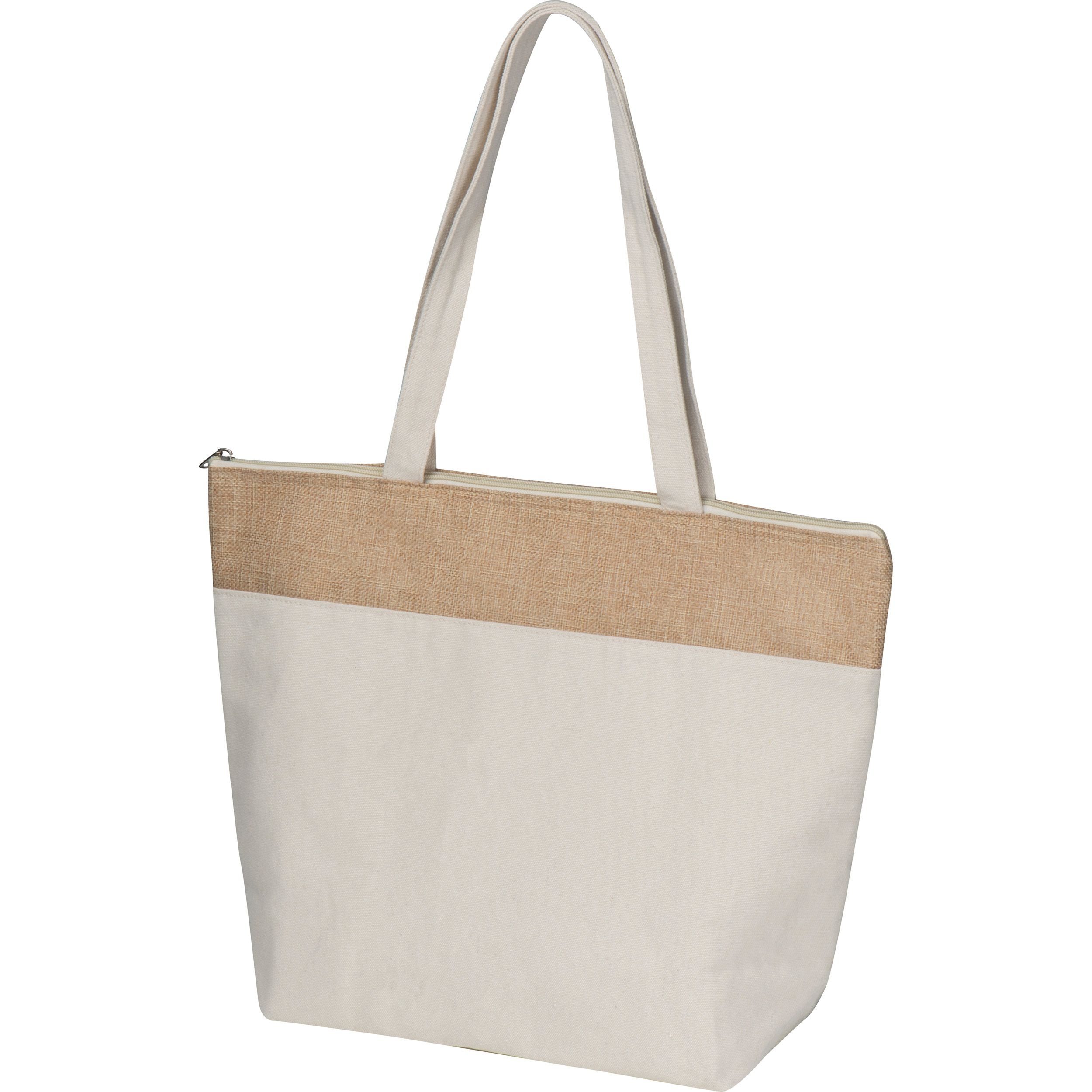 MA63246-13Kuehltasche aus Baumwolle und Jute CARMELA_ beige