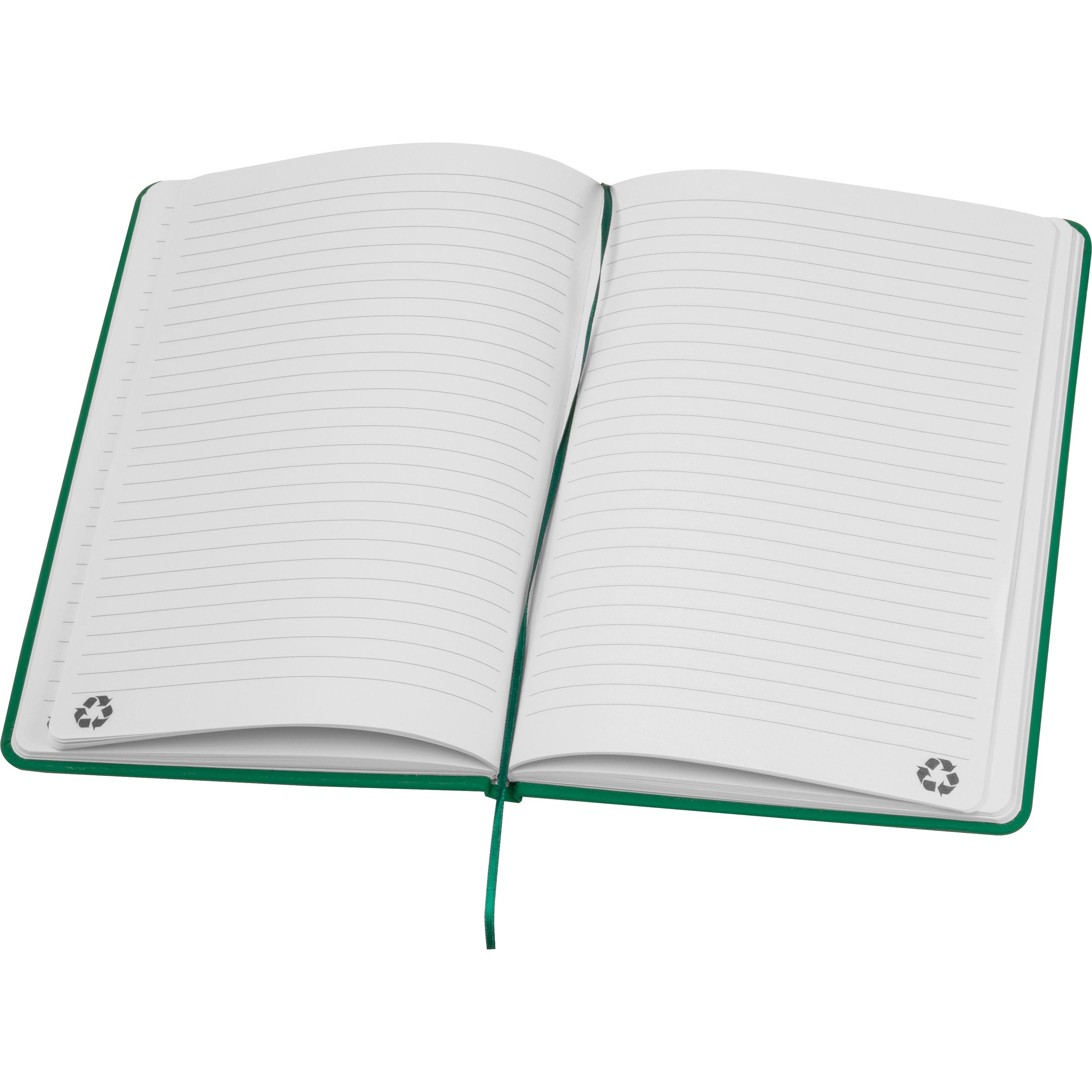 MA25261-09A5 Notizbuch aus recyceltem Papier DOMINIK_ gruen