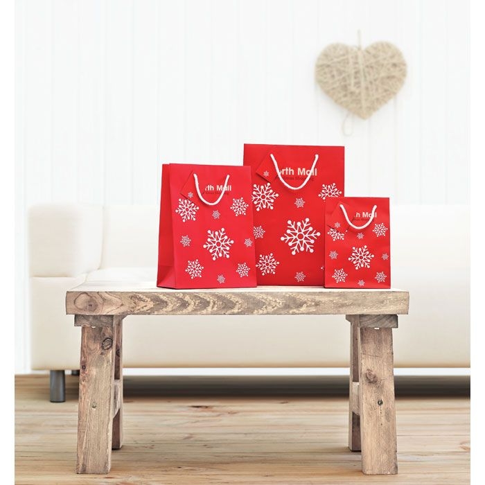 CX1413-05Bossa Small Geschenkpapiertuete Klein_ rot