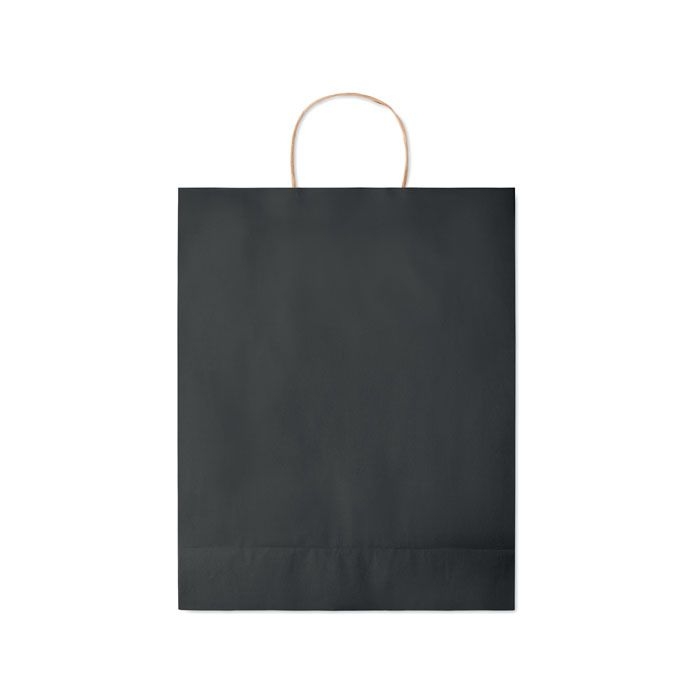 MO6174-03Paper Tone L Papiertuete_ gross 90 g_m²_ schwarz