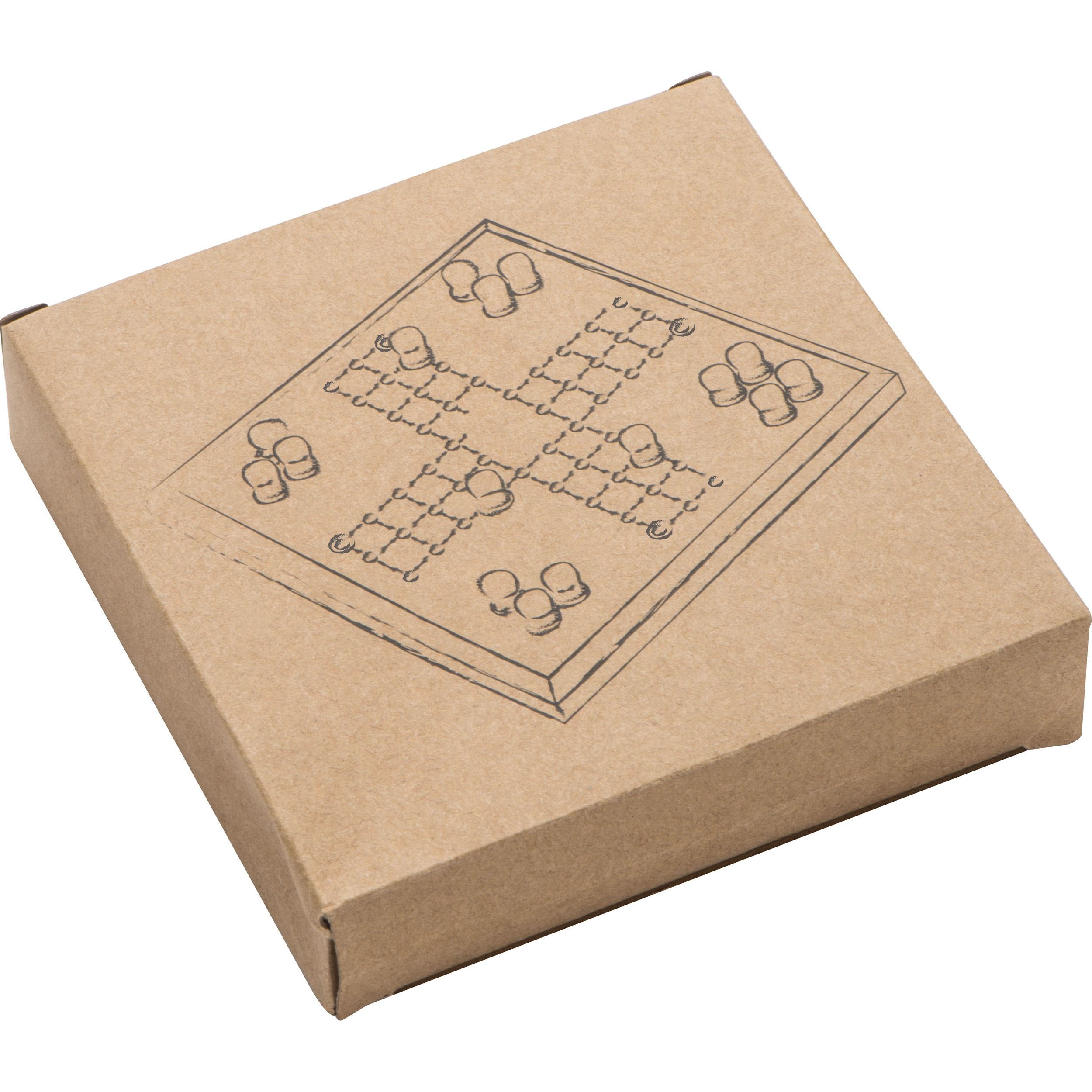 MA50566-01LUDO Spiel aus Holz GREGORY_ braun