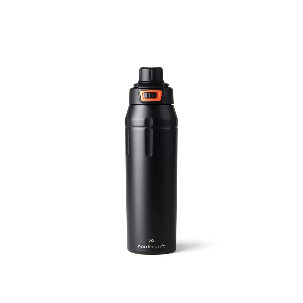 XDND310.01-01Nordic Drift Trail isolierte verschliessbare RCS Sportflasche_ schwarz
