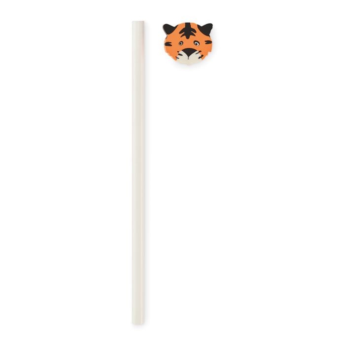 MO2929-06Circo Holzbleistift mit Radiergummi_ weiss