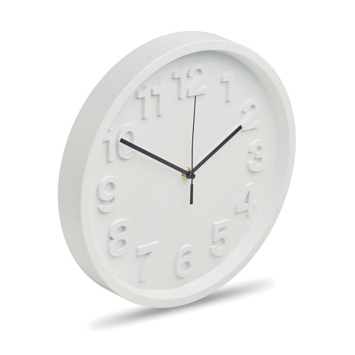 MO2851-06Muro Wanduhr aus PP_ weiss