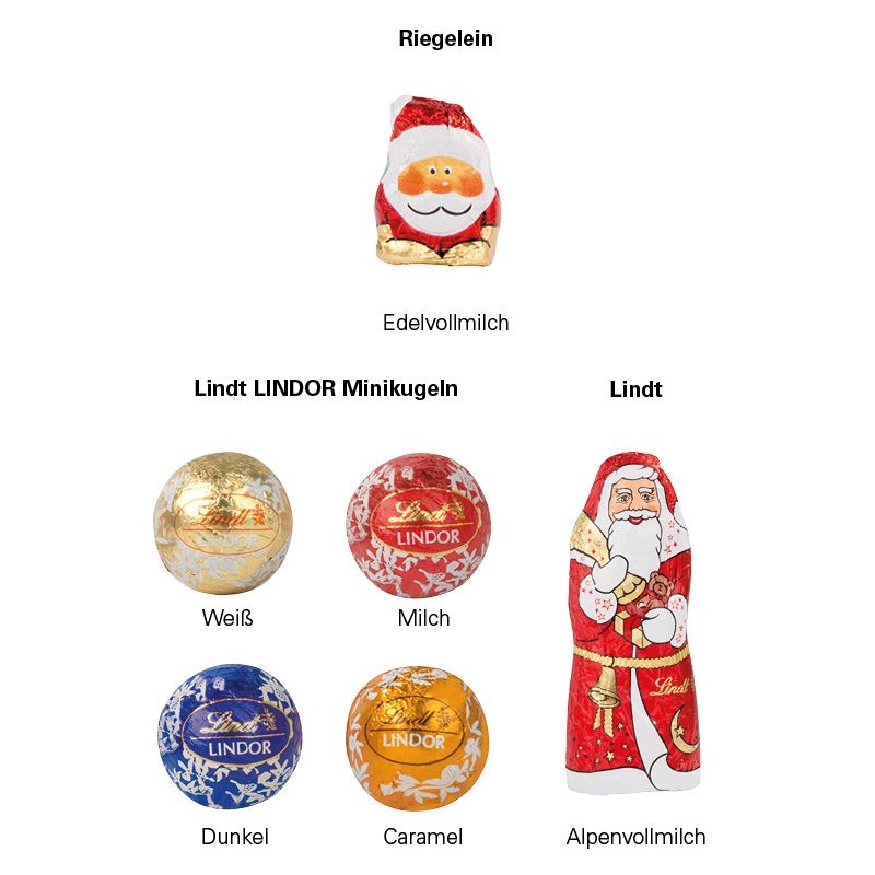 JG20123-1Standbodenbox Weihnachten Lindt_ Weihnachtsmaenner