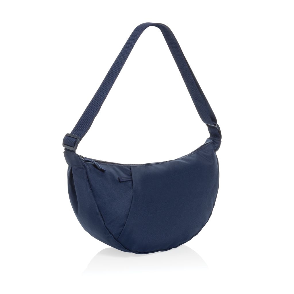 XDP763.51-25Crescent XL AWARE™ RPET Half-Moon Sling Tasche_ navy blau