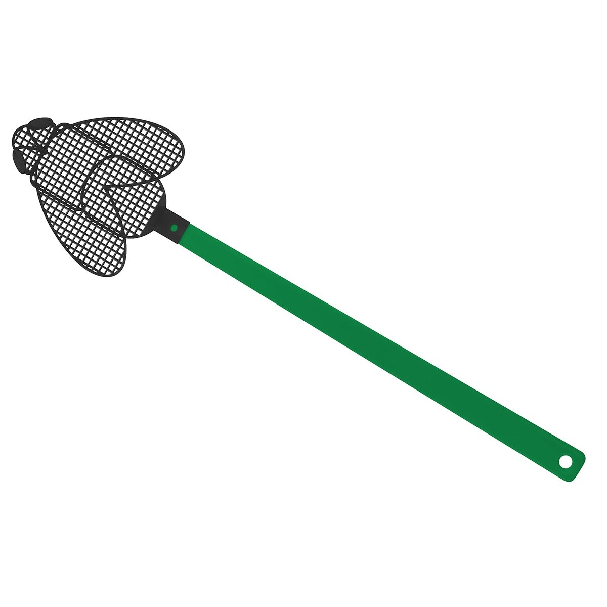 HE7153-2-6Fliegenklatsche _Brummi_ gruen_ schwarz