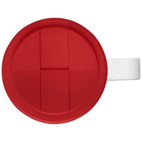 PF210420-9Brite-Ameriano® Grande 350 ml Isolierbecher mit auslaufsicherem Schraubverschluss_ weiss_rot
