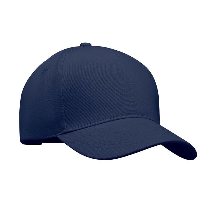 MO6875-85Long Beach Singa Baseball cap 5 panels 260g_m²_ marineblau
