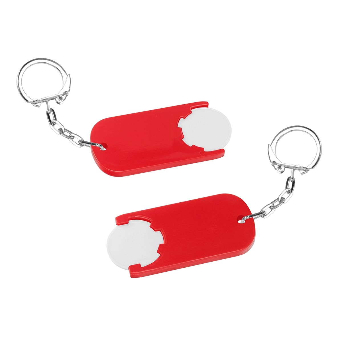 HE7439K-0-1Chiphalter mit 1€-Chip _Alpha_ weiss_ rot