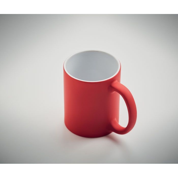 MO6849-05Dublin Colour Kaffeebecher_ matt 300 ml_ rot