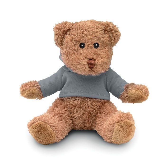 MO7375-07Johnny Teddybaer mit Hoody_ grau