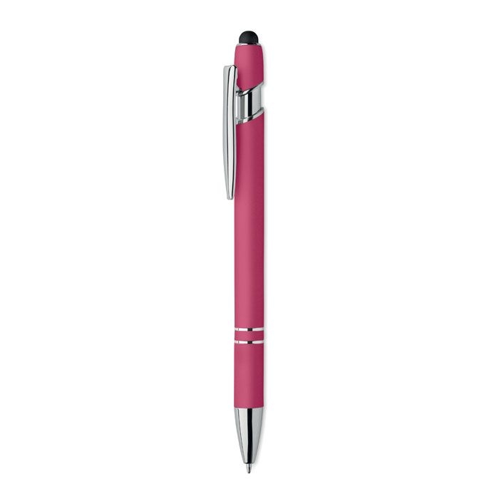 MO2798-38Siparo Druckkugelschreiber mit Stylus_ fuchsia
