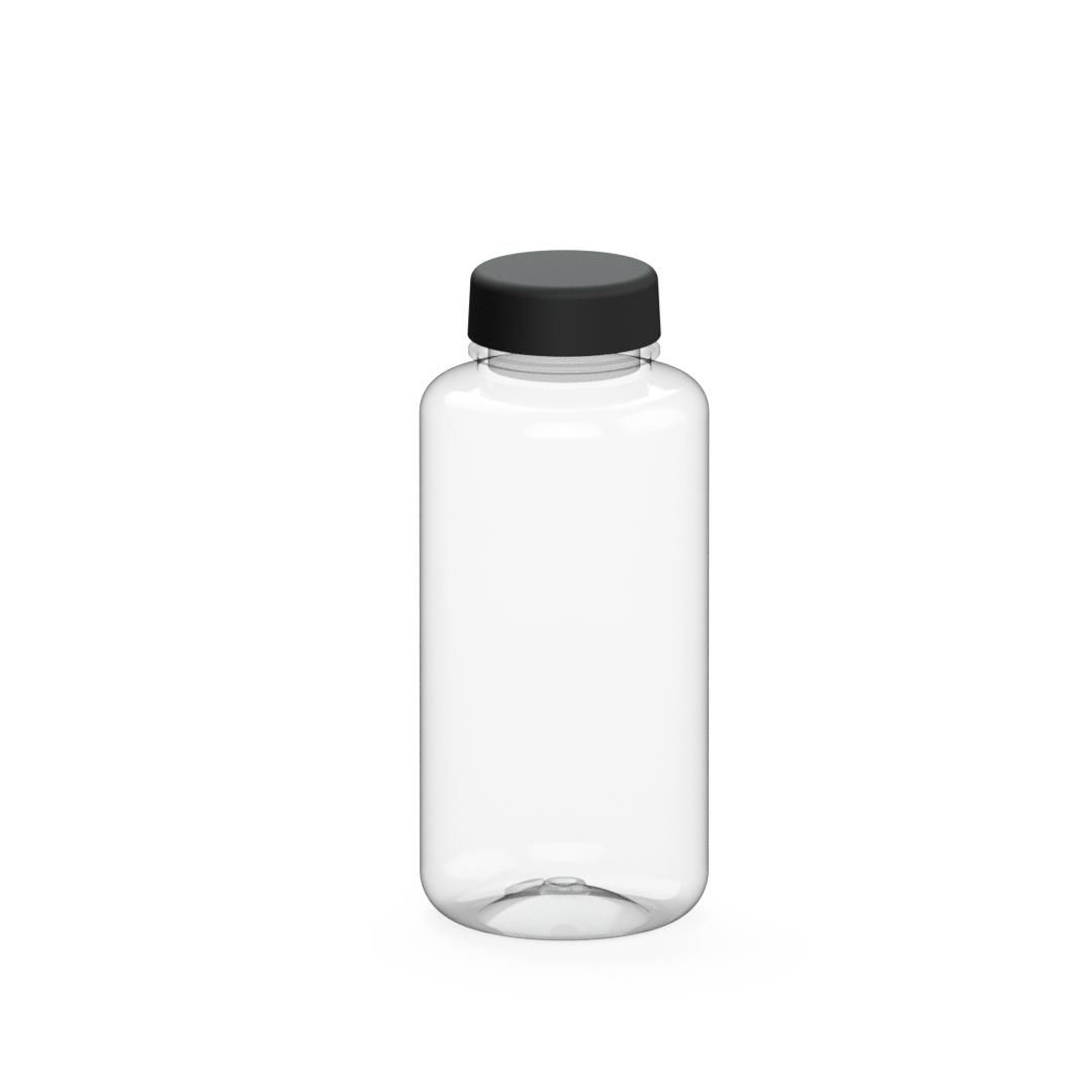 EL01259-2Trinkflasche _Refresh_ 700 ml_ transparent_ schwarz