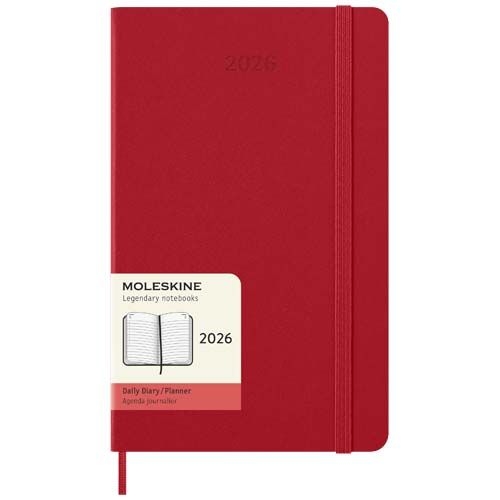PF107753-2Moleskine Hardcover 12 Monate Tageskalender_ scharlachrot