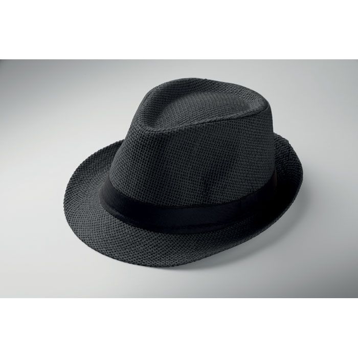 MO2367-03Boowie Papierstroh-Hut_ schwarz