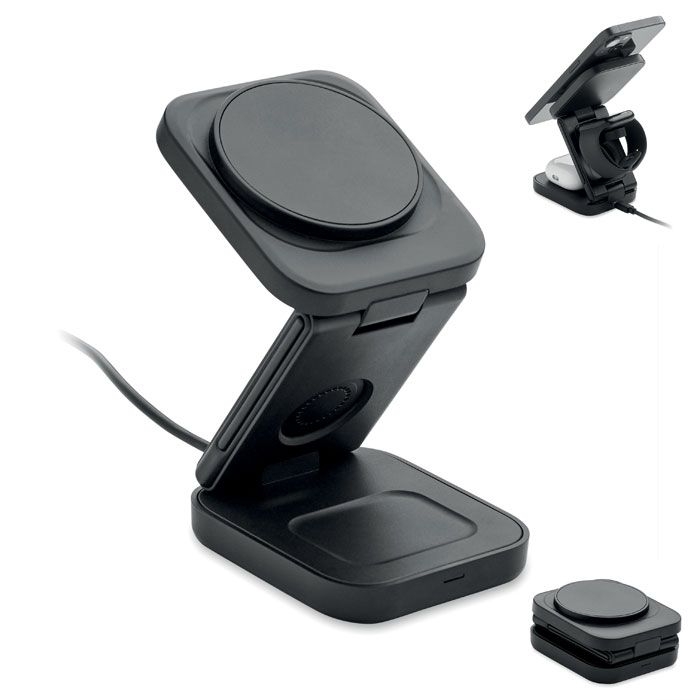 MO3117-03Satelit 3in1 faltbare Ladestation_ schwarz