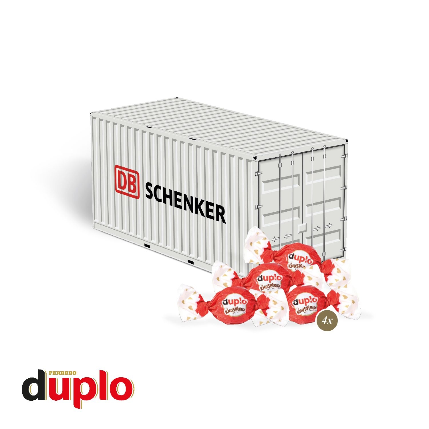 CD95557-013D Praesent _Container_ mit duplo Knusperlen_ Duplo Knusperlen