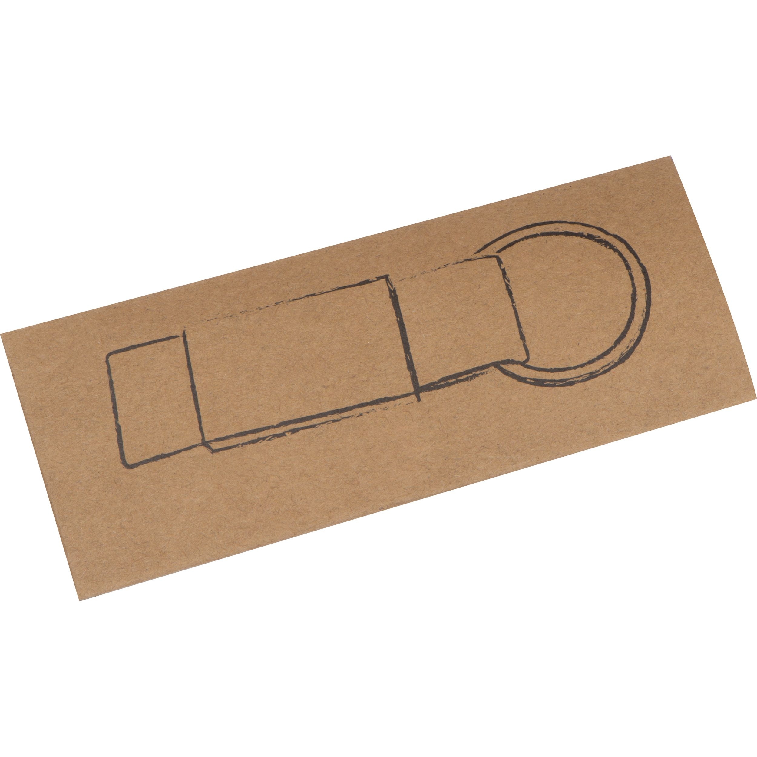 MA90957-10Schluesselanhaenger mit farbigem Stoffbaendchen MARC_ orange