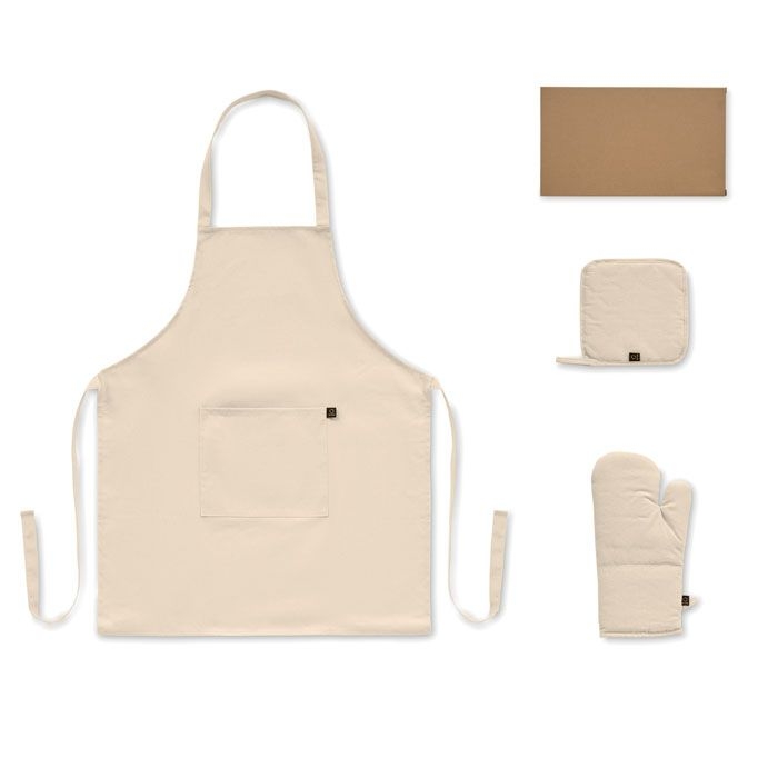 MO3171-13Gala Set Kuechen-Set recy. Baumwolle_ beige