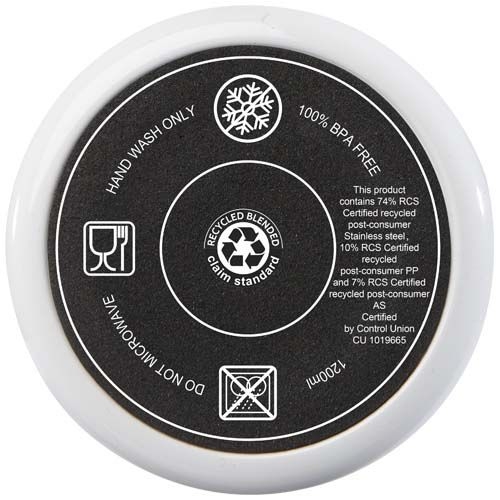 PF100801-1Melbourne 1200 ml RCS-zertifizierter Isolierbecher mit Strohhalm_ weiss