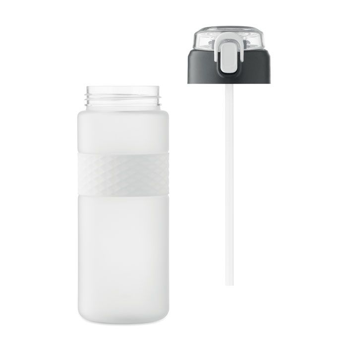 MO2755-26Isjforden Trinkflasche RPET 700ml_ transparent weiss