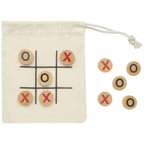 PF104611-1Whorl Tic-Tac-Toe Spiel aus Holz_ natur