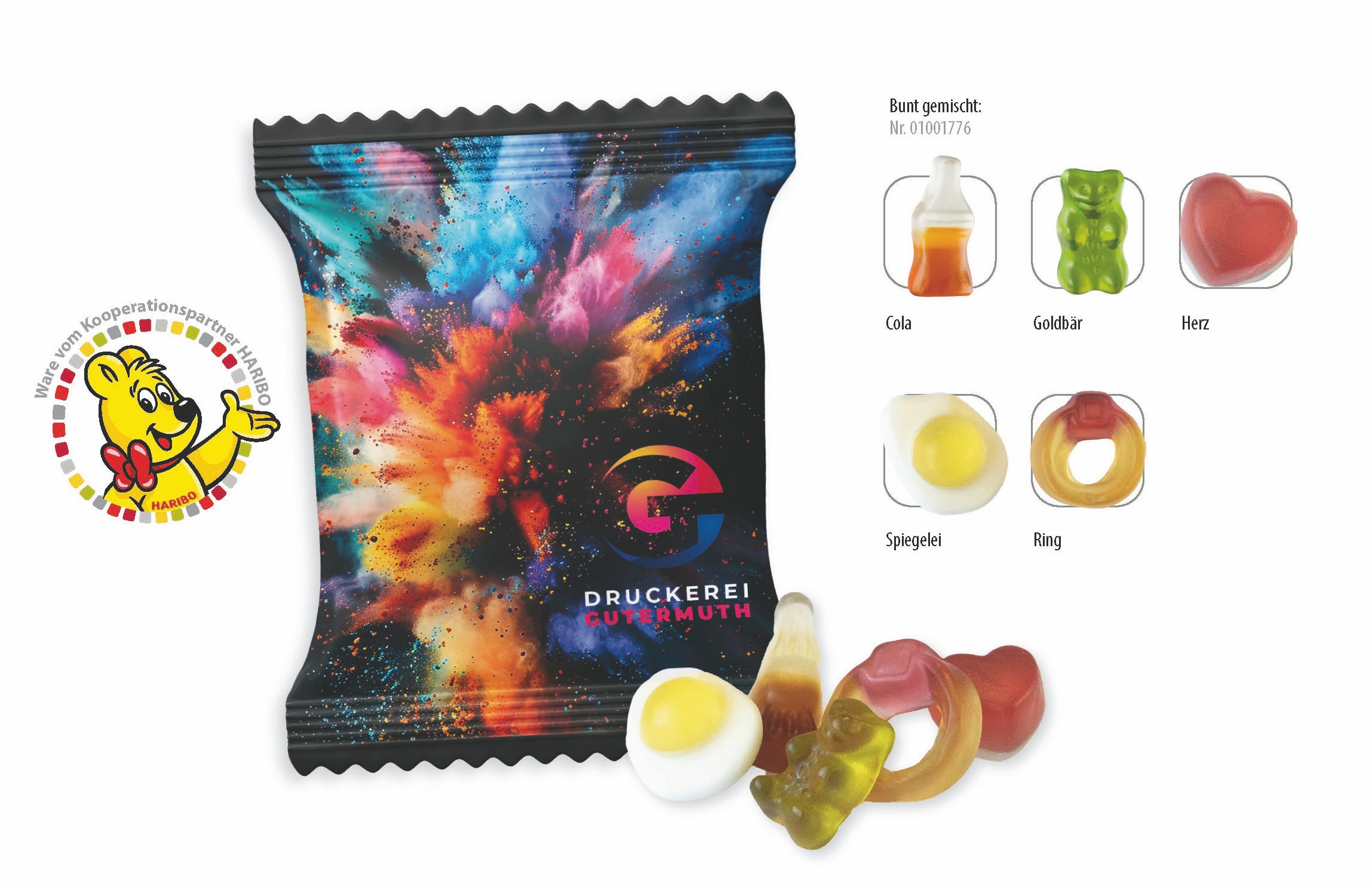 SW1776-2HARIBO Starmix Werbetuete_HARIBO Starmix_ transparente Folie