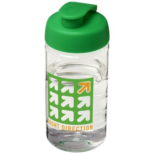 PF210050-7H2O Active® Bop 500 ml Sportflasche mit Klappdeckel_ transparent_gruen