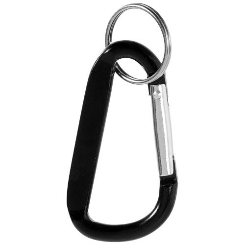 PF104572-5Timor RCS Karabiner Schluesselanhaenger aus recyceltem Aluminium _ schwarz