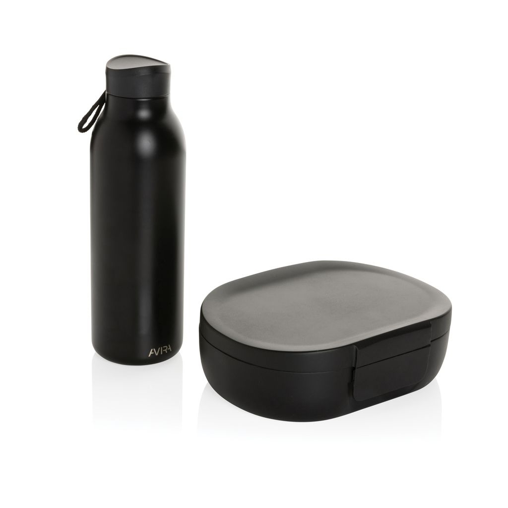 XDP438.07-1Avira Atlas Lunchbox aus RCS recyceltem PP 700ml_ schwarz