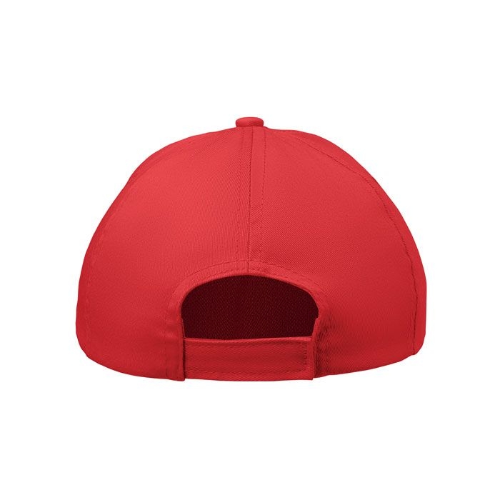 MO2346-05Buzz Kids 5-Panel-Baseball-Cap Kinder_ rot