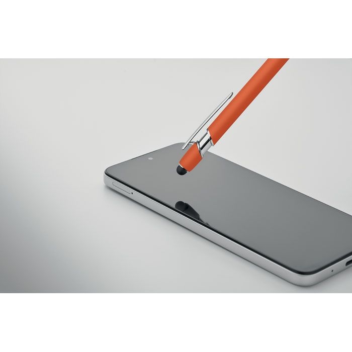 MO2798-10Siparo Druckkugelschreiber mit Stylus_ orange