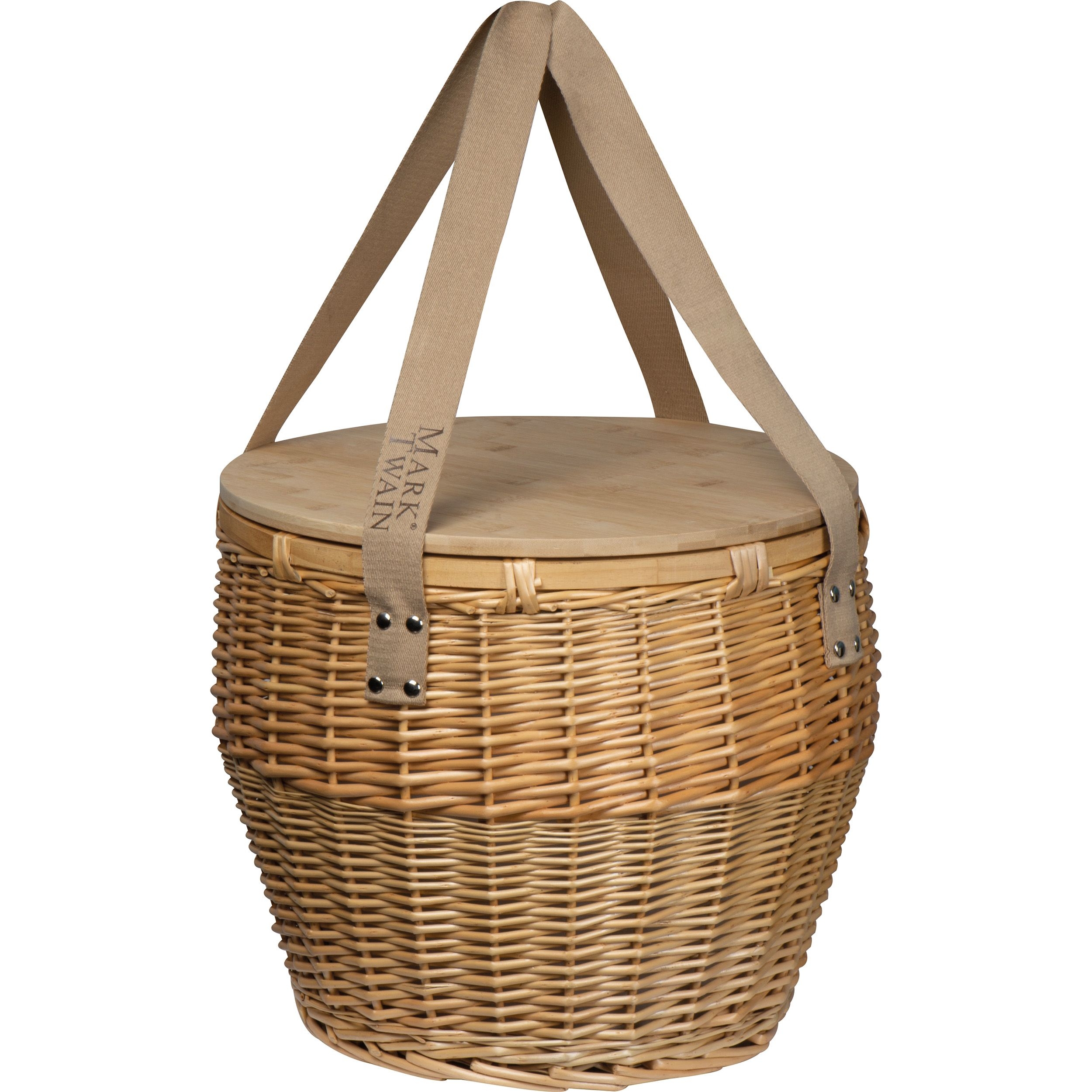 MA62635Mark Twain Picknickkorb aus Rattan SONIA