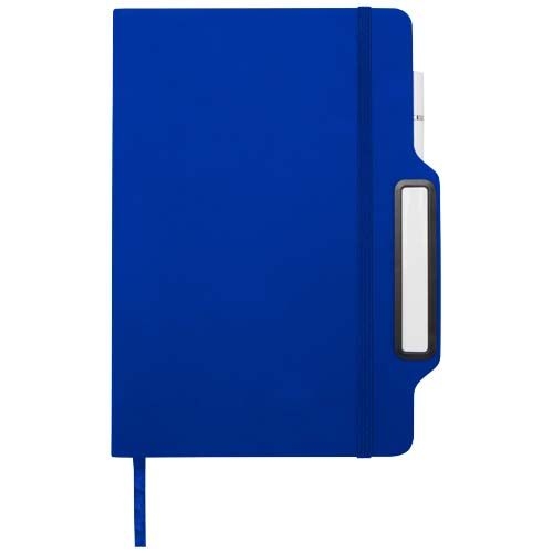 PF107969-2Nexus A5 Hardcover Notizbuch mit Kugelschreiber und Bleistiftset _schwarze Mine_ royalblau