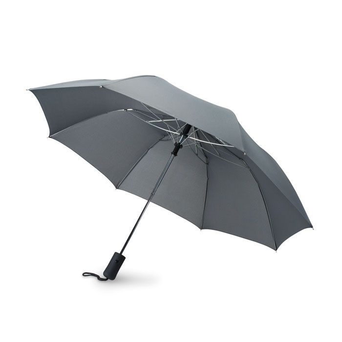 MO8775-07Haarlem Paraplu_ 21 inch_ grau