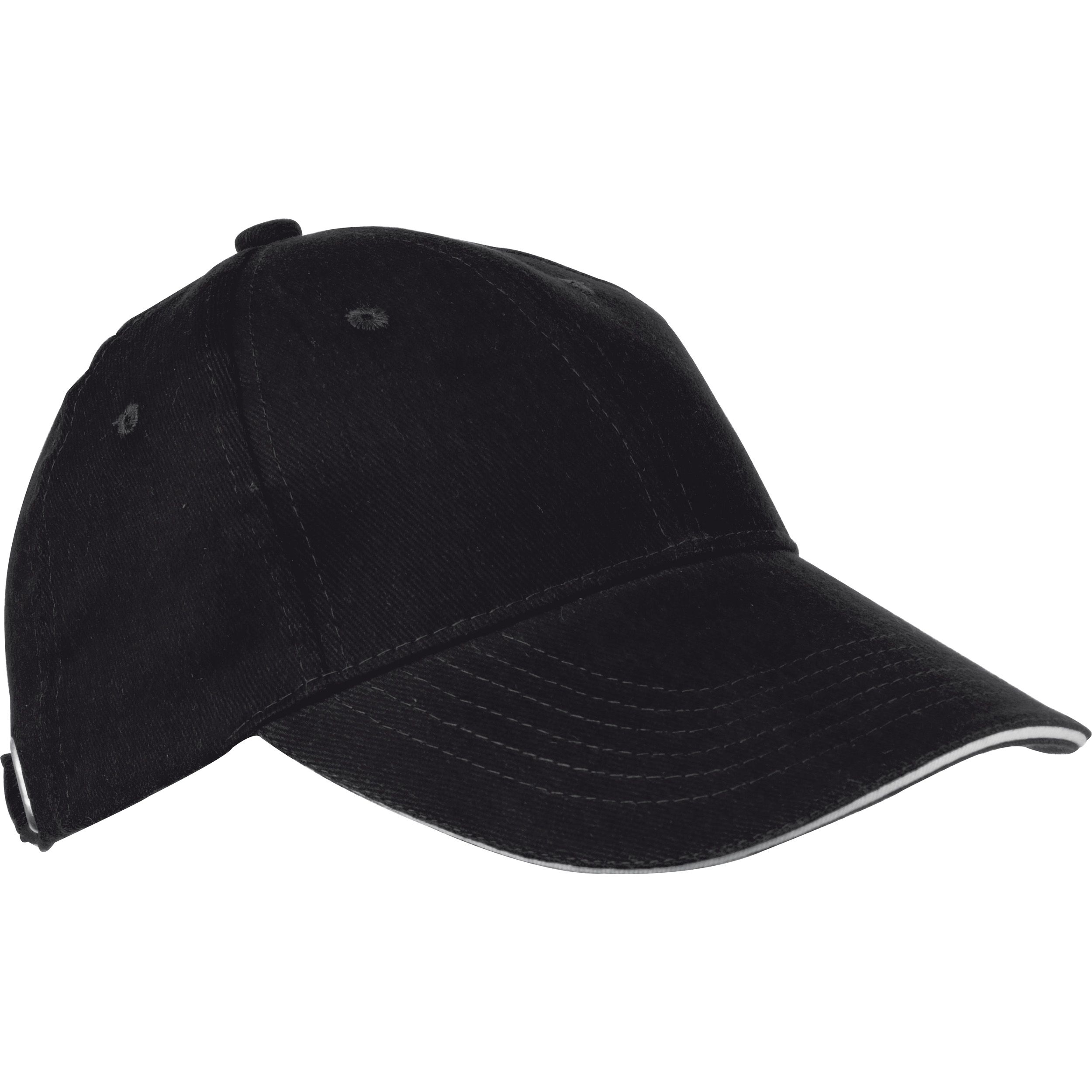 MA50466-036 Panel Sandwich Baseball Cap CURTIS_ schwarz
