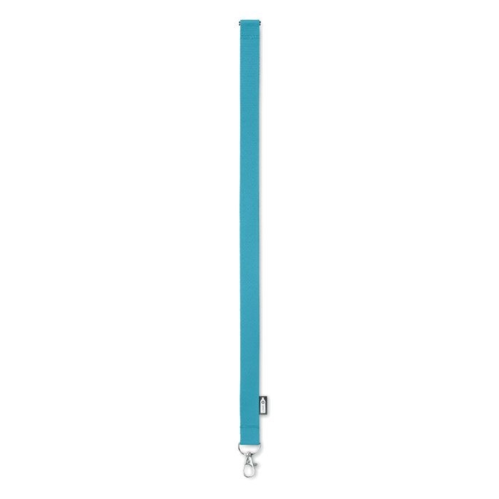 MO6100-12Lany Rpet Lanyard RPET 20mm_ tuerkis