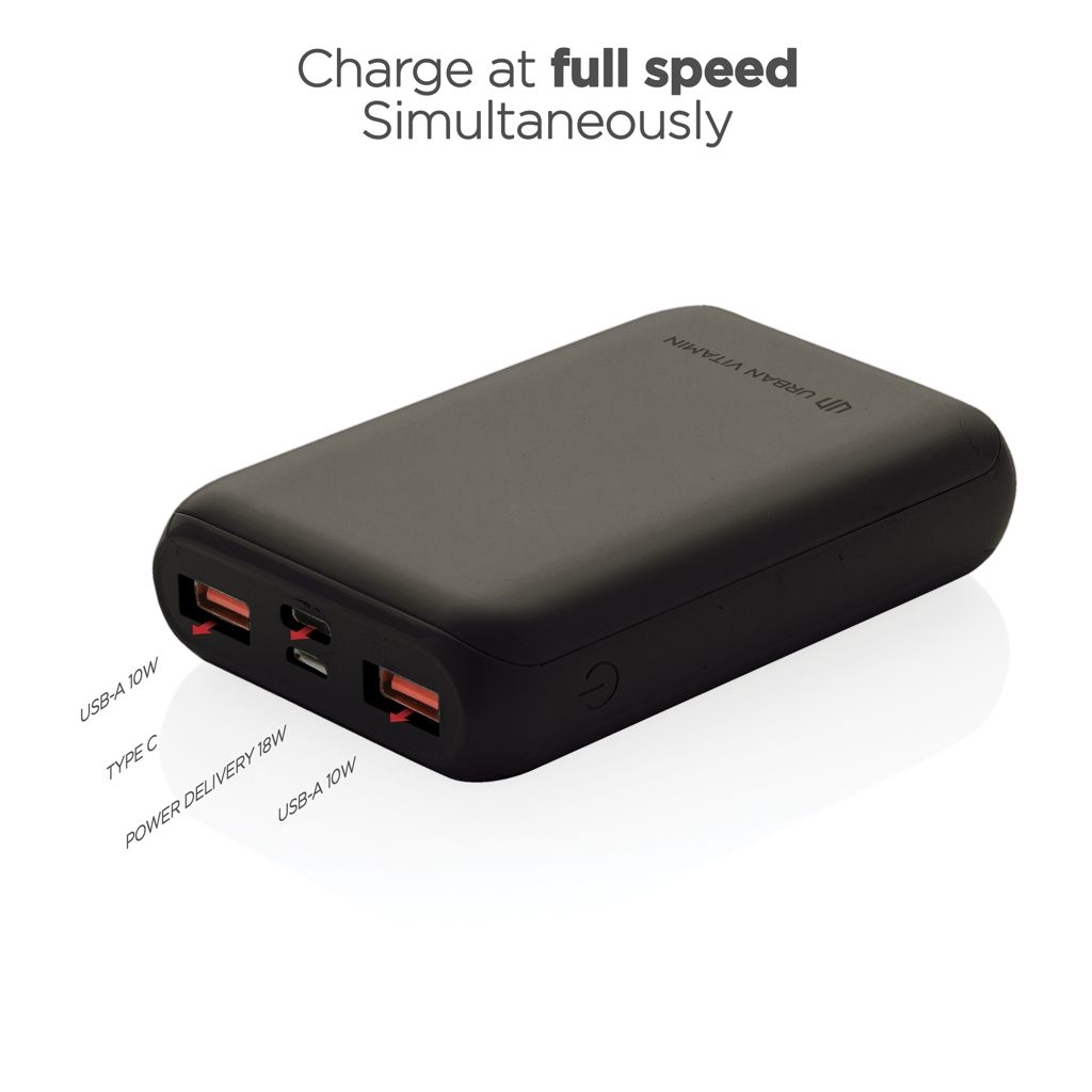 XDP322_70-1Urban Vitamin Alameda 10.000mAh 18W PD Powerbank_ schwarz