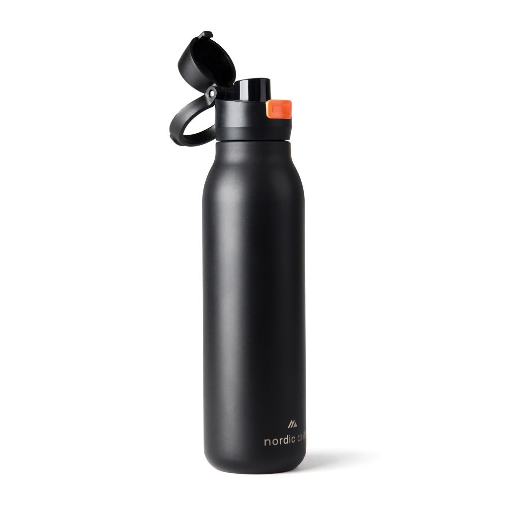 XDND310.03-01Nordic Drift Trail einwandige RCS Wasserflasche 750ml_ schwarz