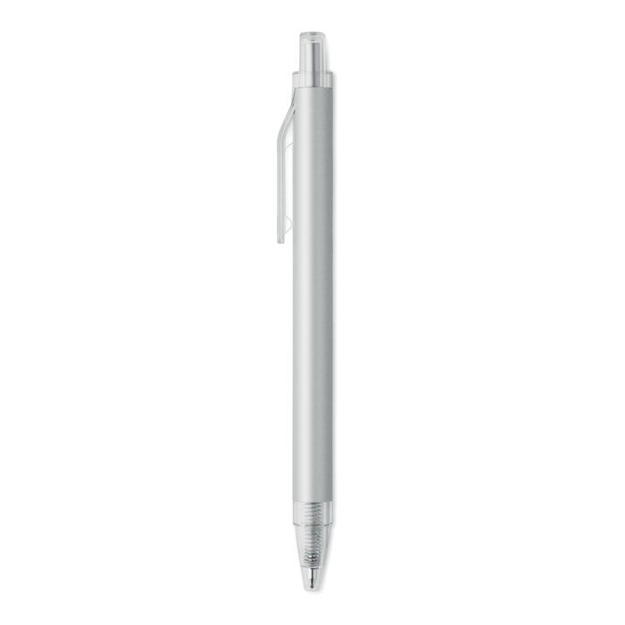 MO3185-16Nosta Druckkugelschreiber recy. Alu_ mattsilber