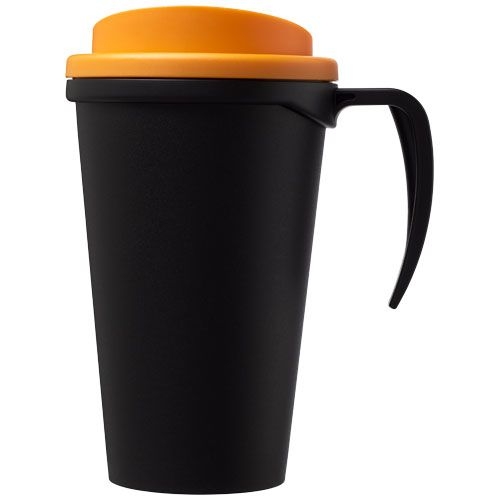 PF210004-18Americano® Grande 350 ml Isolierbecher_ schwarz_orange