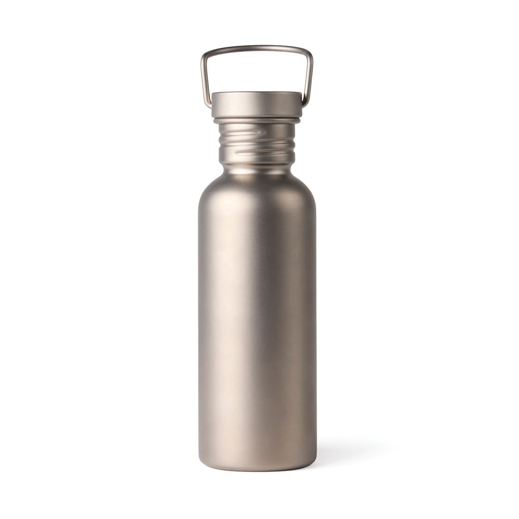 XDND340.00-02Nordic Drift Trail Ultraleichte Titan-Wasserflasche 600ml_ silber